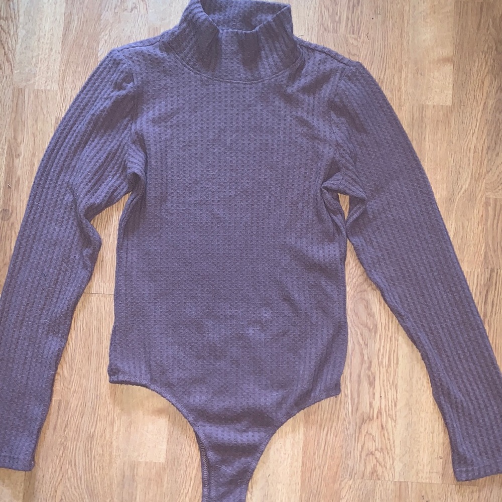 High neck body suit